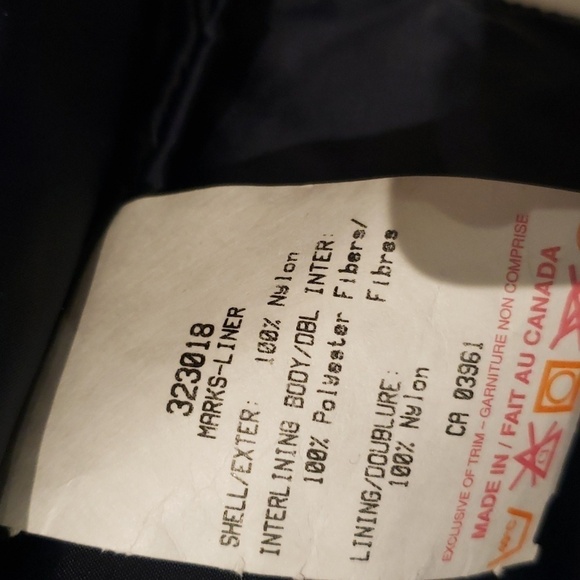 Marks Quilted Vest Mens Large Navy Blue Liner Size Large - Picture 6 of 9